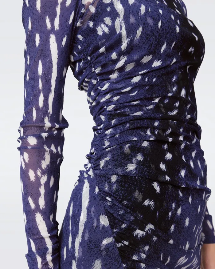 Women Oslo Dress Fawn Perfect Navy DVF Dresses