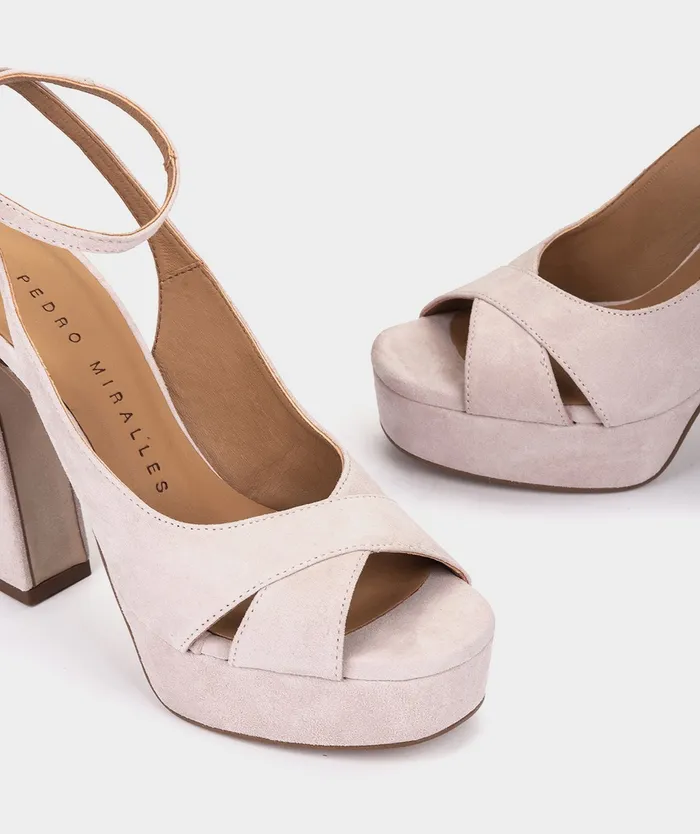 Women Otranto Pink 8211 Heeled Sandals Pedro Miralles