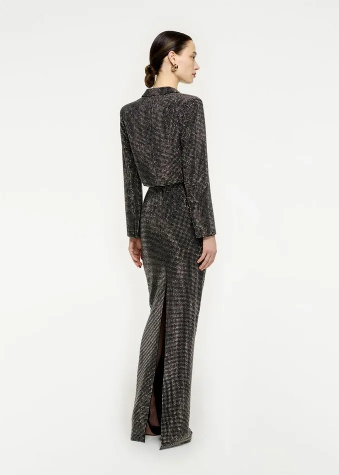Women Outerwear Roland Mouret Diamante Cropped Jacket