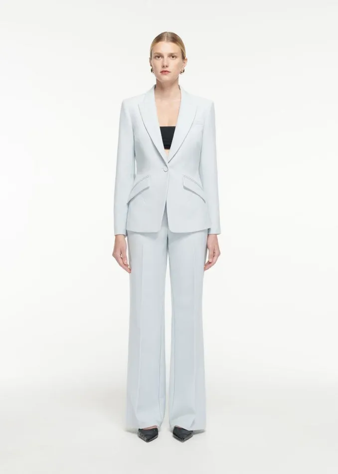 Women Outerwear Roland Mouret Tailored Crepe Jacket