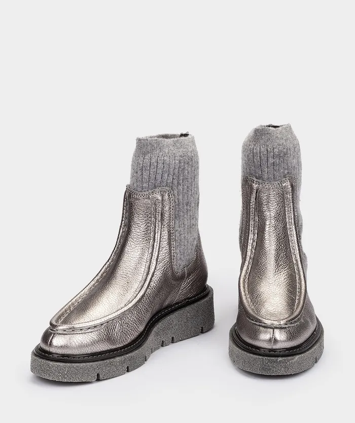 Women Patagonia Metallic 8211 Ankle Boots Pedro Miralles