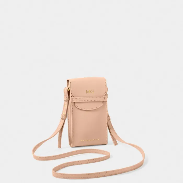 Women Phone Bags Katie Loxton Cece Crossbody Phone Bag In Nude Pink