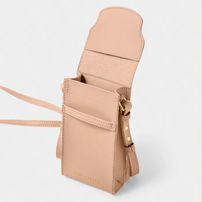 Women Phone Bags Katie Loxton Cece Crossbody Phone Bag In Nude Pink
