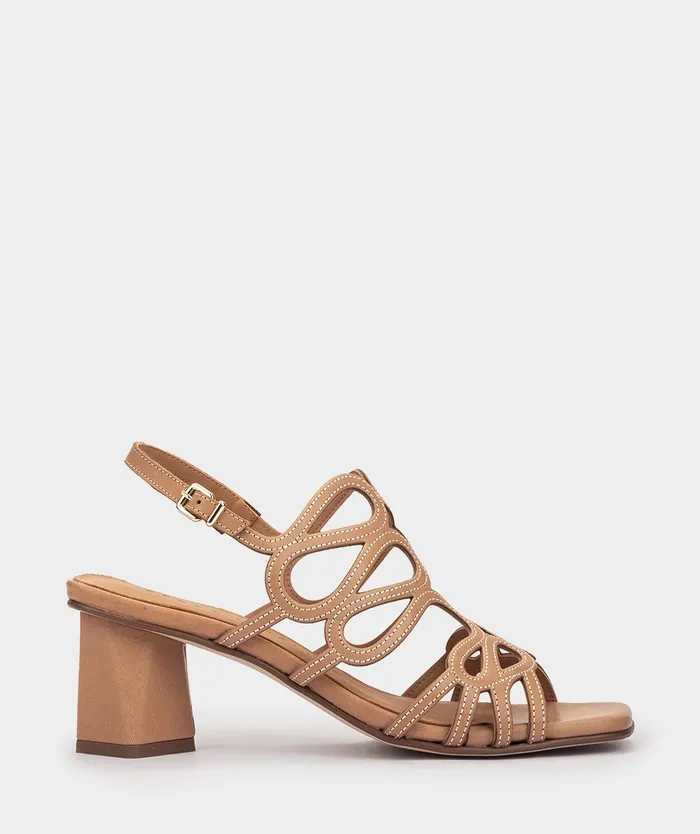 Women Piacenza Brown 8211 Heeled Sandals Pedro Miralles