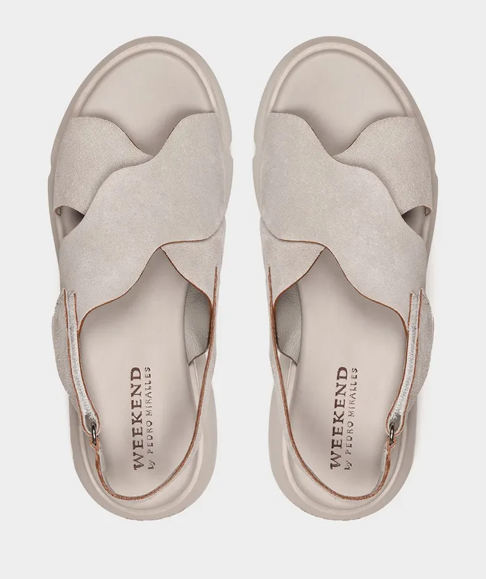Women Picerno Grey 8211 Flat Sandals Pedro Miralles