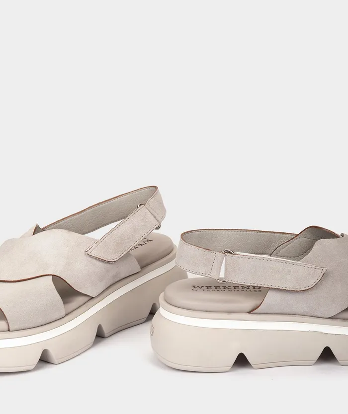 Women Picerno Grey 8211 Flat Sandals Pedro Miralles