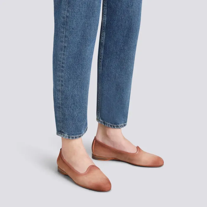 Women Pink Suede Loafer Santoni Loafers