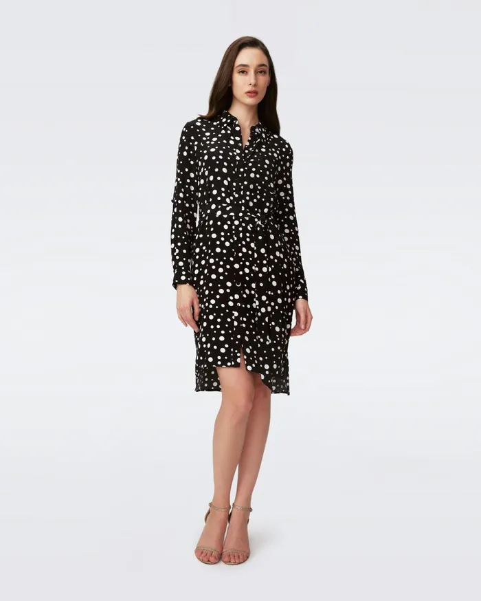 Women Prita Shirt Dress Spot Light DVF Dresses