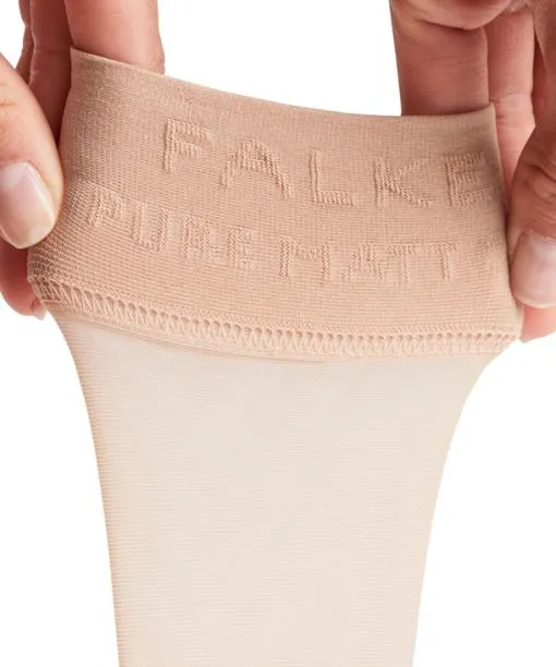 Women Pure Matt 20 DEN Women Anklets Golden FALKE Fullyfashioned Stockings