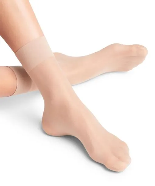Women Pure Matt 20 DEN Women Anklets Golden FALKE Fullyfashioned Stockings