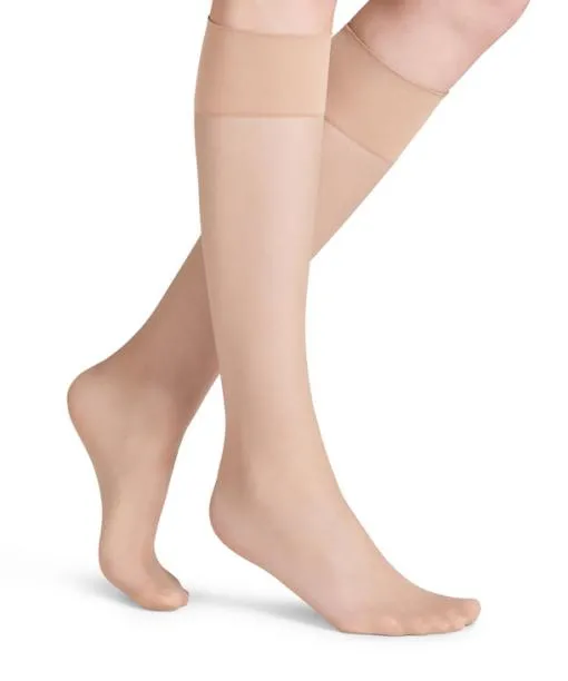 Women Pure Matt 20 DEN Women Kneehigh Socks Crystal FALKE Fullyfashioned Stockings