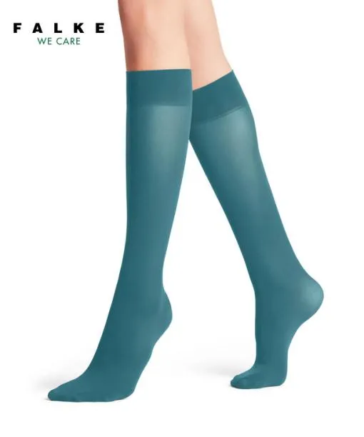Women Pure Matt 50 DEN Women Kneehigh Socks Peacock FALKE Fullyfashioned Stockings Women Pure Matt 50 DEN Women Kneehigh Socks Peacock FALKE Fullyfashioned Stockings