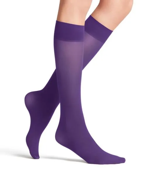 Women Pure Matt 50 DEN Women Kneehigh Socks Petunia FALKE Fullyfashioned Stockings