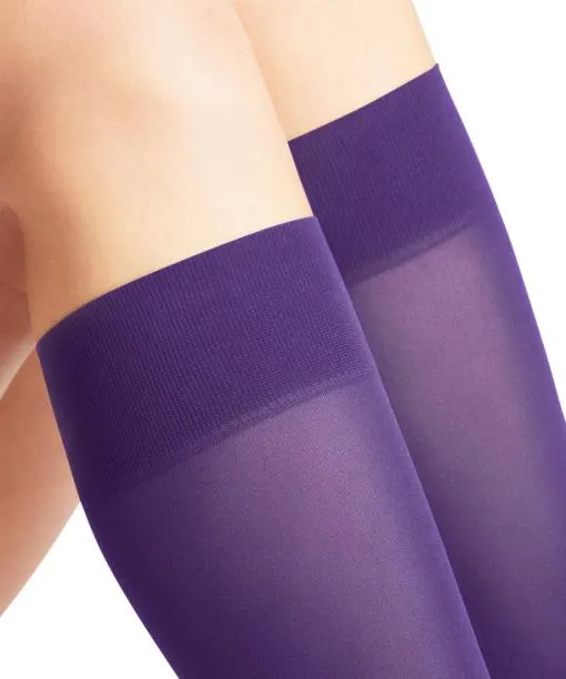 Women Pure Matt 50 DEN Women Kneehigh Socks Petunia FALKE Fullyfashioned Stockings