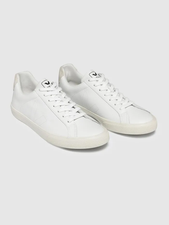 Women Reiss Brands Leather Trainers Extra White