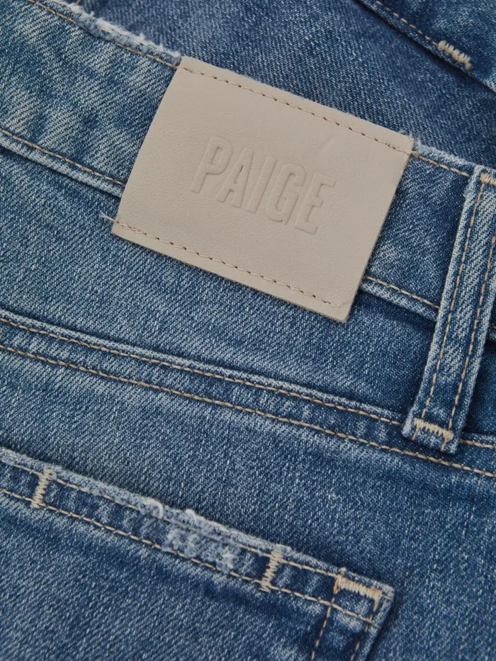 Women Reiss Jeans Cropped Distressed Hem Jeans Charming Blue