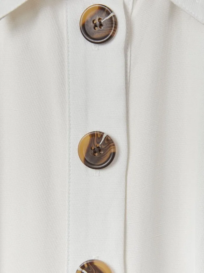 Women Reiss Jumpsuits and Playsuits Perla Belted Wide Leg Jumpsuit White