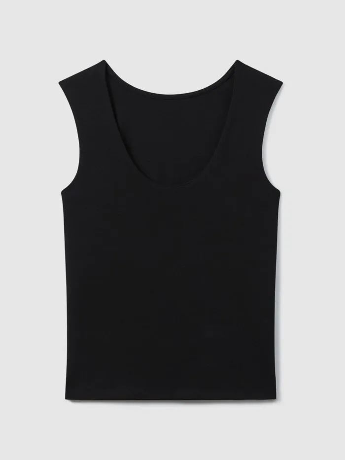 Women Reiss Tops Courtney Scoop Neck Vest Black