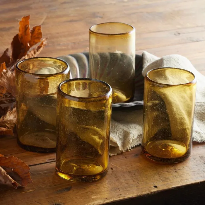 Women Renata Amber Glass Set Sundance Catalog Tabletop
