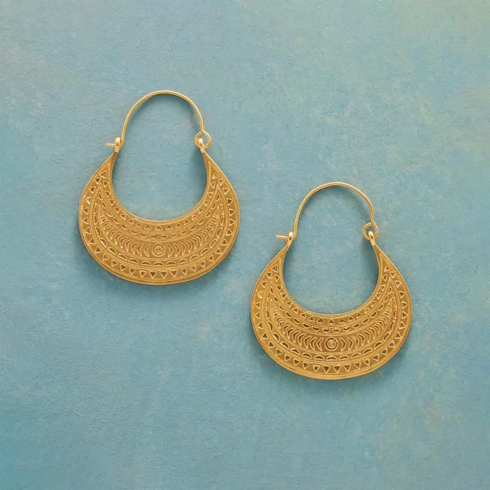 Women Riches Untold Hoop Earrings Sundance Catalog Earrings