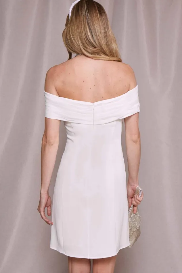 Women RIXO All Bridal Lorella Mini Dress Ivory