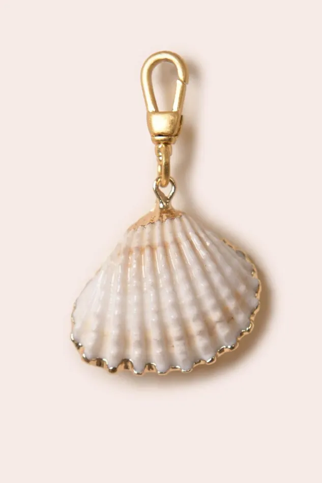 Women RIXO Honeymoon Shell Charm White