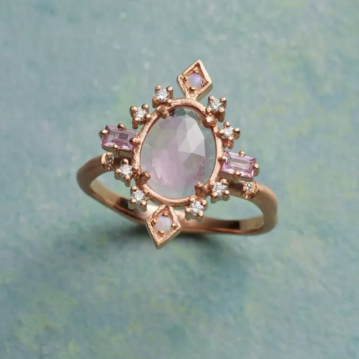 Women Rose Starburst Ring Sundance Catalog Rings