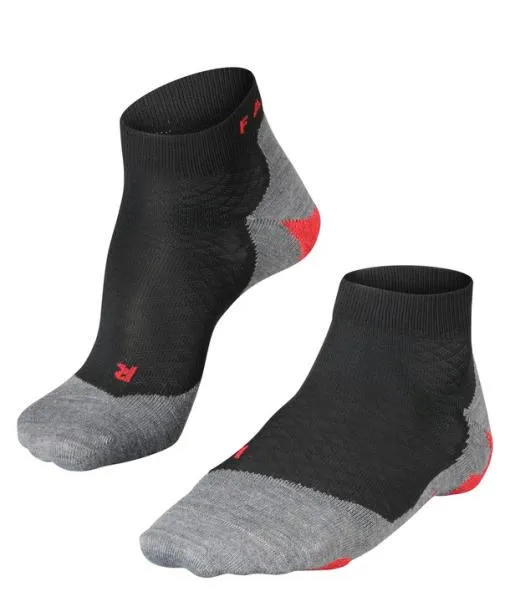 Women RU5 Race Short Women Running Socks Black FALKE Running Socks