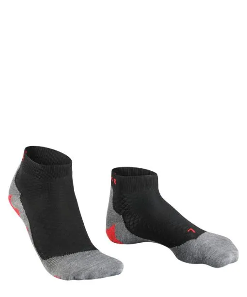 Women RU5 Race Short Women Running Socks Black FALKE Running Socks