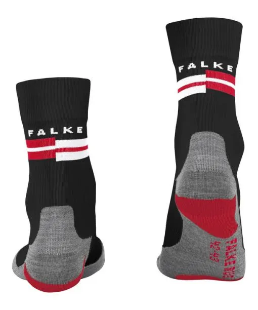 Women RU5 Race Women Running Socks Black FALKE Running Socks