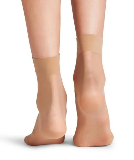 Women Seidenglatt 15 DEN Women Anklets Golden FALKE Fullyfashioned Stockings