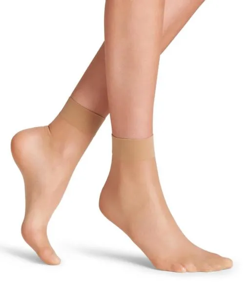 Women Seidenglatt 15 DEN Women Anklets Golden FALKE Fullyfashioned Stockings