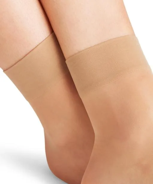 Women Seidenglatt 15 DEN Women Anklets Golden FALKE Fullyfashioned Stockings