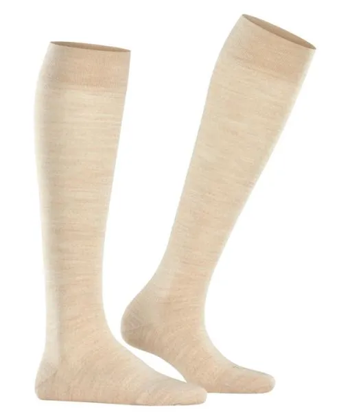 Women Sensitive Berlin Women Kneehigh Socks Linen Mel FALKE Functionals
