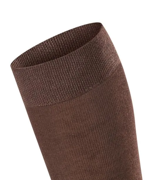 Women Sensitive London Women Kneehigh Socks Dark Brown FALKE Knee High Socks