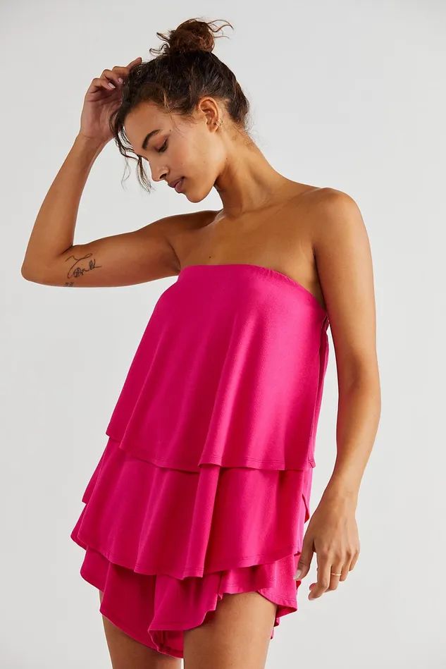 Women Sets Free People Sunsational Set Hot Pink