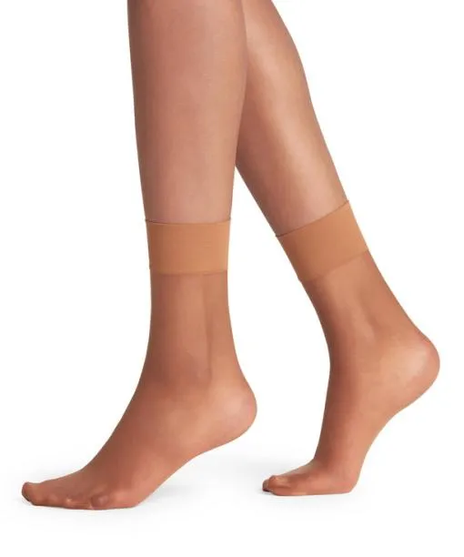 Women Shelina 12 DEN Women Anklets Noisette FALKE Fullyfashioned Stockings