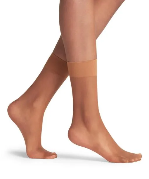 Women Shelina 12 DEN Women Anklets Noisette FALKE Fullyfashioned Stockings