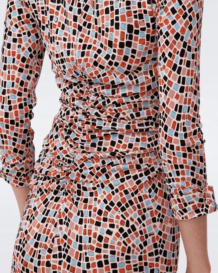 Women Sheska Dress Mosaic Neutral DVF Dresses