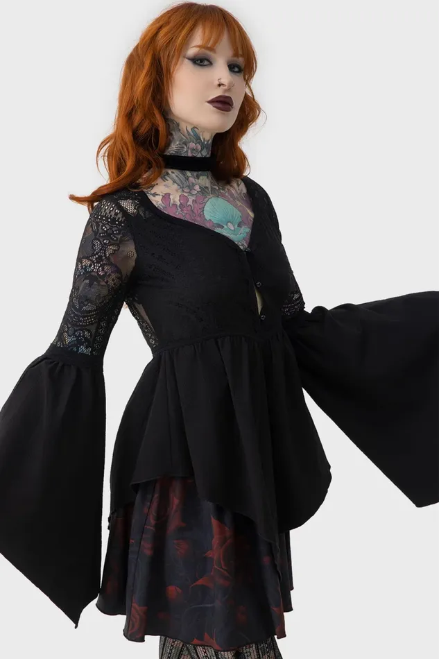 Women Shirts and Blouses Killstar Sacred Coven Blouse
