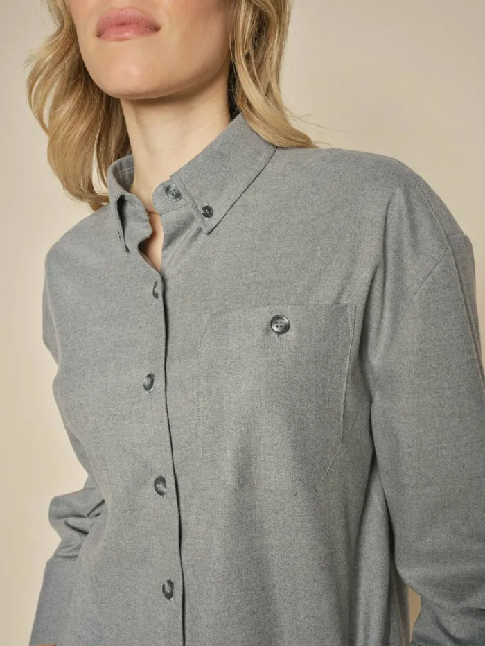 Women Shirts MOS MOSH MMSofie Caia Shirt Sharkskin