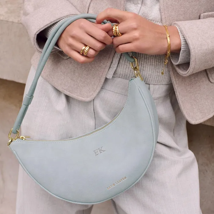 Women Shoulder Bags Katie Loxton Asha Sling Bag In Blue Mist 8211 Half Moon Bag Women Shoulder Bags Katie Loxton Asha Sling Bag In Blue Mist 8211 Half Moon Bag