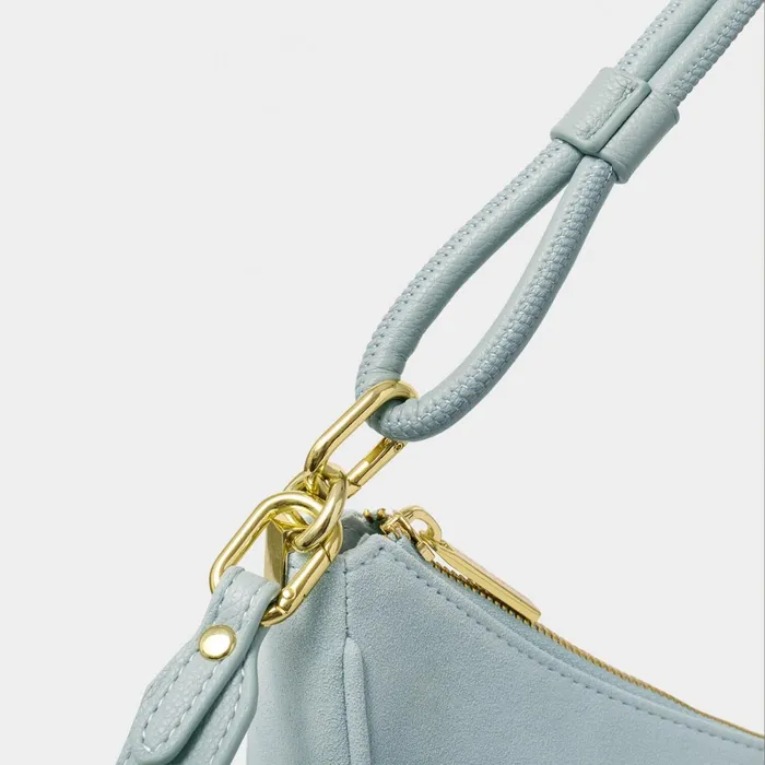 Women Shoulder Bags Katie Loxton Asha Sling Bag In Blue Mist 8211 Half Moon Bag
