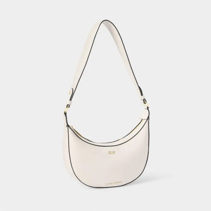 Women Shoulder Bags Katie Loxton Marni Small Shoulder Bag In Off White 8211 Half Moon Bag