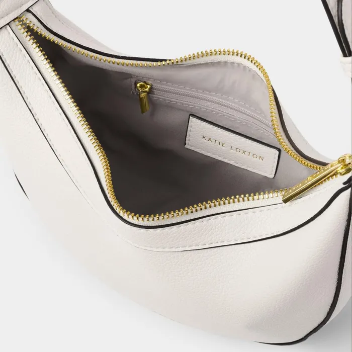 Women Shoulder Bags Katie Loxton Marni Small Shoulder Bag In Off White 8211 Half Moon Bag