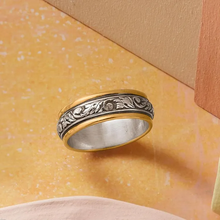 Women Silver And Gold Twining Vine Ring Sundance Catalog Rings Women Silver And Gold Twining Vine Ring Sundance Catalog Rings