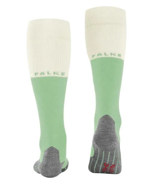Women SK2 Intermediate Women Skiing Kneehigh Socks Quiet Green FALKE Ski Socks