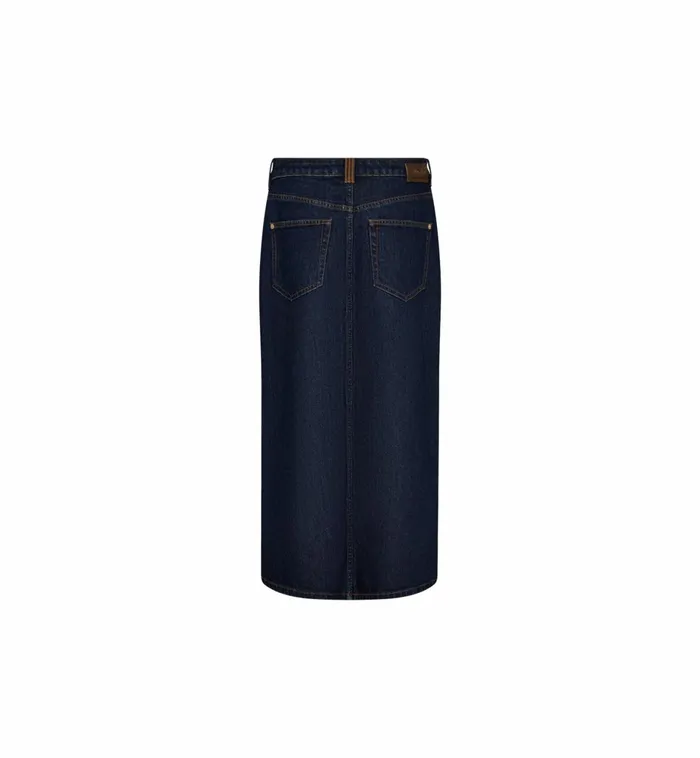 Women Skirts MOS MOSH MMMella Rinse Denim Skirt Dark Blue