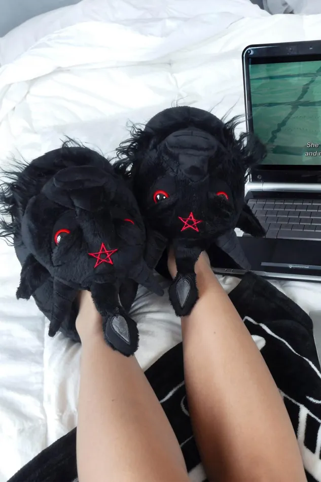 Women Slippers Killstar Dark Lord Slippers