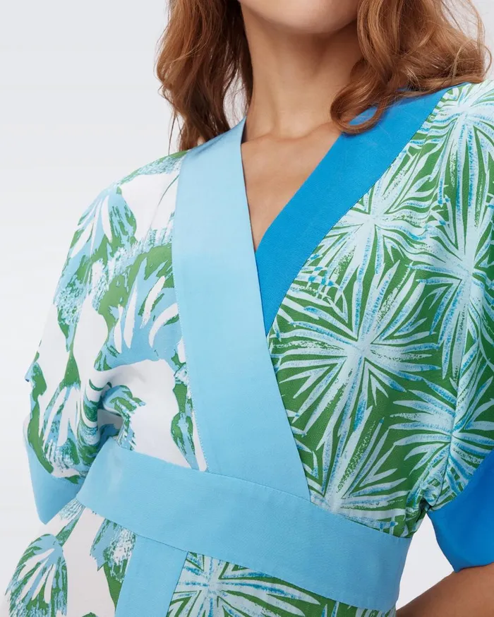 Women Sofie Dress Huge Sea Trees And Sea Holly Green DVF Dresses